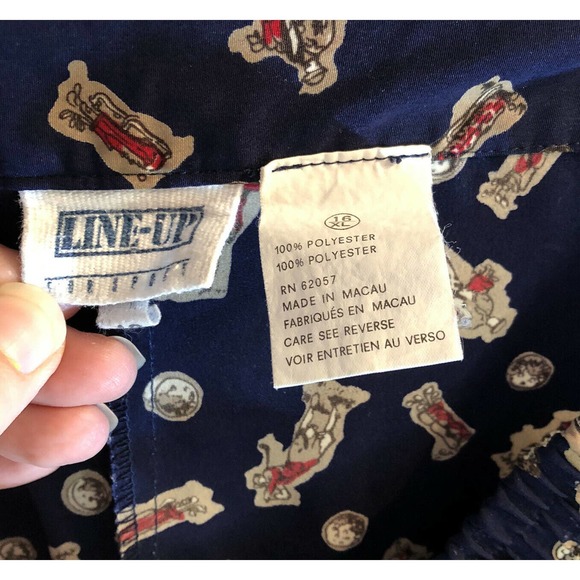 Vintage Line-Up for Sport Women’s Golfer Shorts 100% Polyester Size 16 XL - Picture 8 of 8